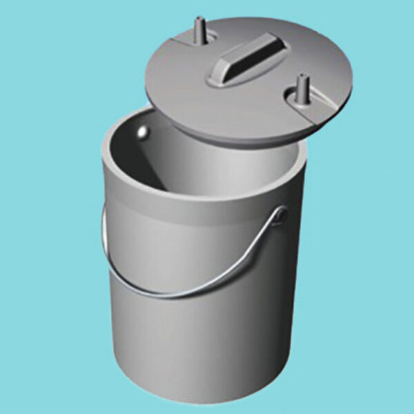 NTB Test Bucket Short & Lid 16/19mm - 25L