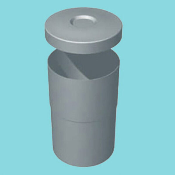 Bin with place-on lid - 470D x 765H