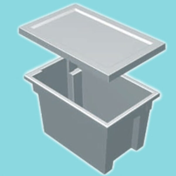 Rectangular Bin - 660L x 440W x 410H