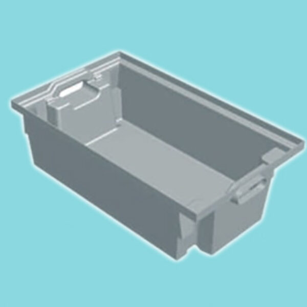 Rectangular Bin Stackable Nestable - 700L x 430W x 215H