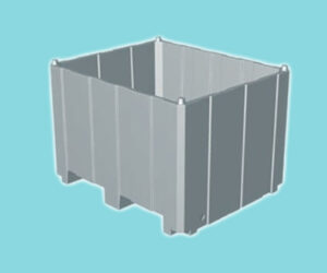 Forkliftable Stacking Double Walled Bin- 1200L x 1000W x 800H
