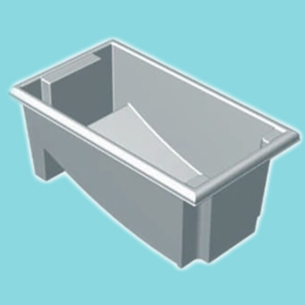 Rectangular Sloping Bin - 870L x 490W x 375H