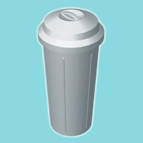 Bin with place-on lid - 390/345D x 765H