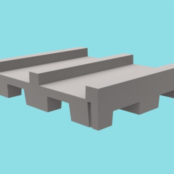 Pallet 3 channel - 1200L x 1000W x 255H