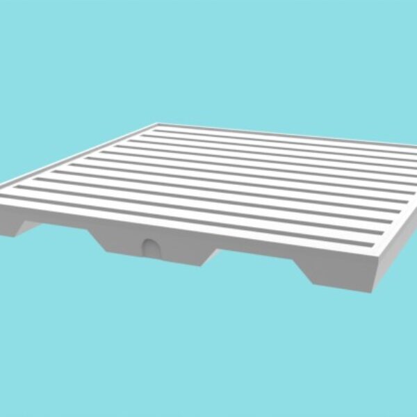 Bunded Splash Guard Pallet - 1200L x 1200W x 110H