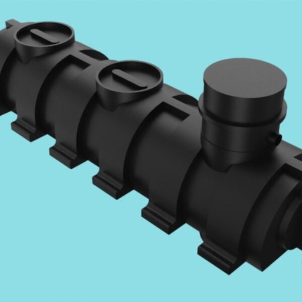 3000L Detention Tank with 600mm Riser and 300mm Sump