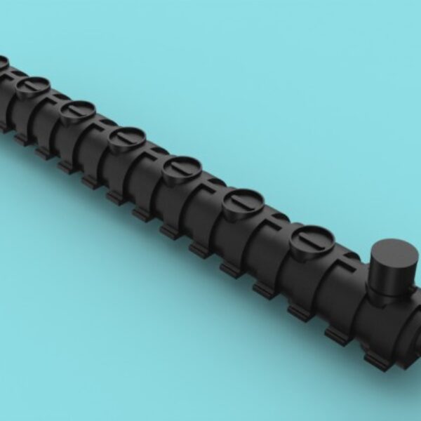 8000L Detention Tank with 600mm Riser and 300mm Sump