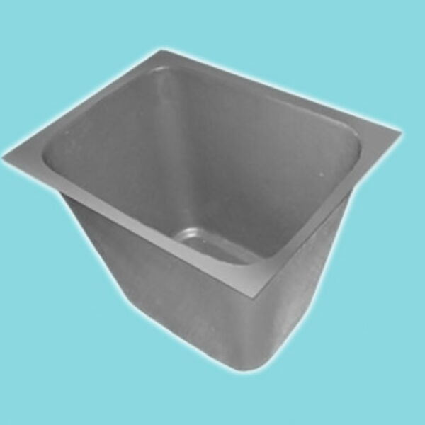 Rectangular Bin with Flange - 400/255L x 320/185W x 300H