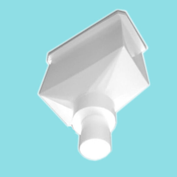 Large Square - round outlet 100/150mm - 200D x 400W x 500H