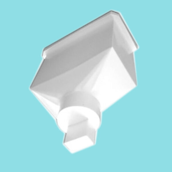 Large Square - rect outlet 100/50mm - 200D x 400W x 500H