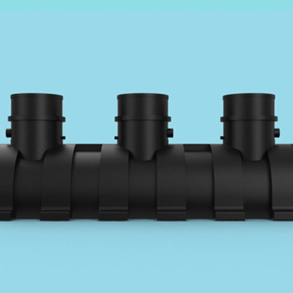 3000L Grease trap with 3 riser